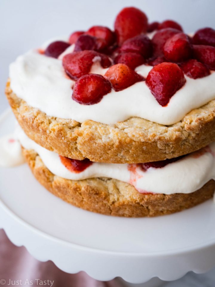 Strawberry Shortcake - Gluten Free, Eggless
