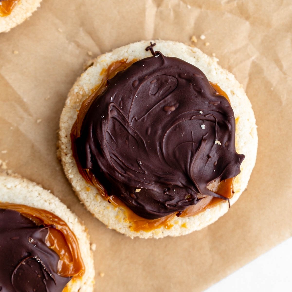 Best Shortbread Twix Cookies - Gluten Free - Just As Tasty