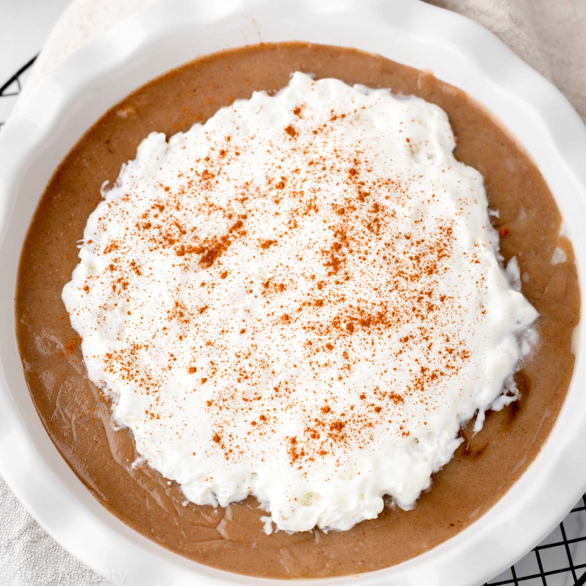 Easy Butterscotch Cinnamon Pie