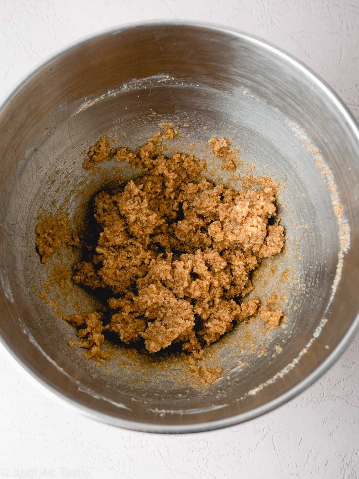 Wet ingredients in a bowl.