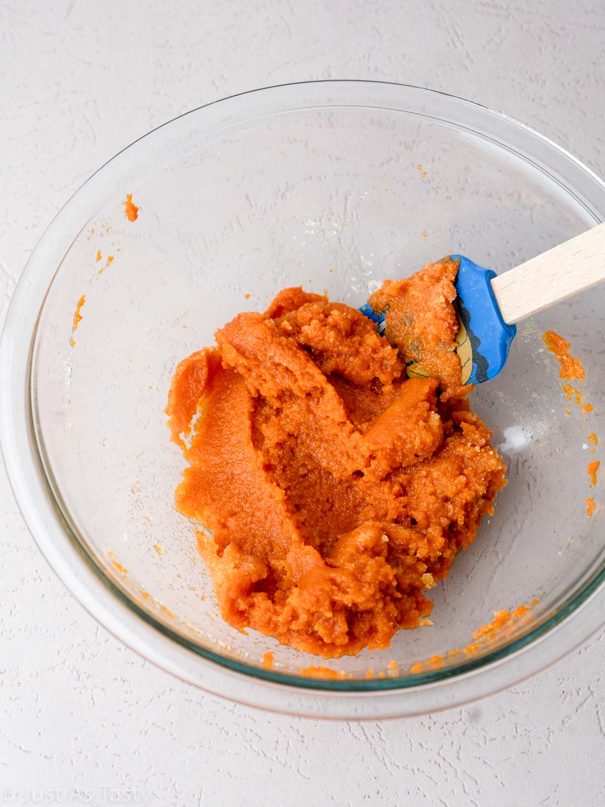 Wet ingredients in a bowl.